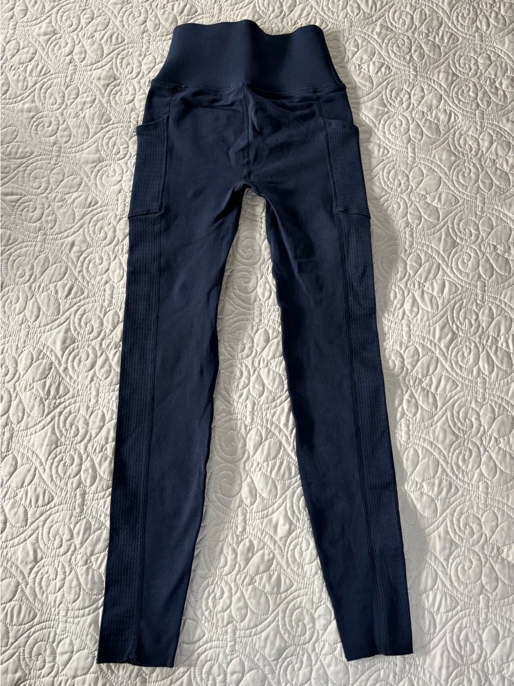 Fabletics SculptKnit Leggings in Navy